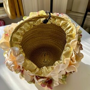 Vintage Sparkly Floral Hat